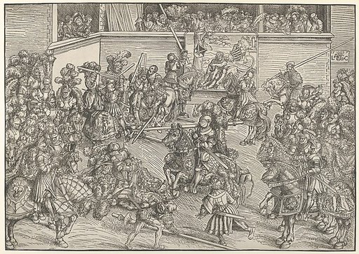 The Tournament with Samson and the Lion