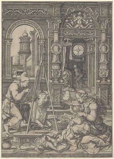 Saint Luke Painting the Virgin
