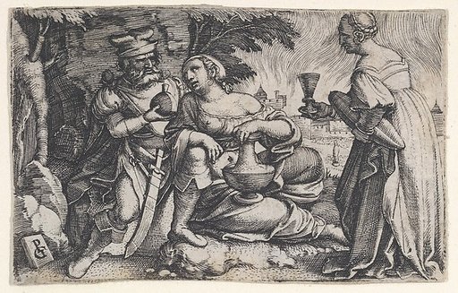 Lot and His Daughters, from "Scenes from the Old Testament"