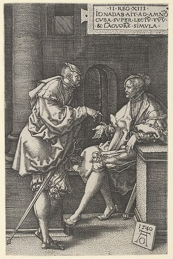 Amnon and Jonadab, from "The Story of Amnon and Tamar"