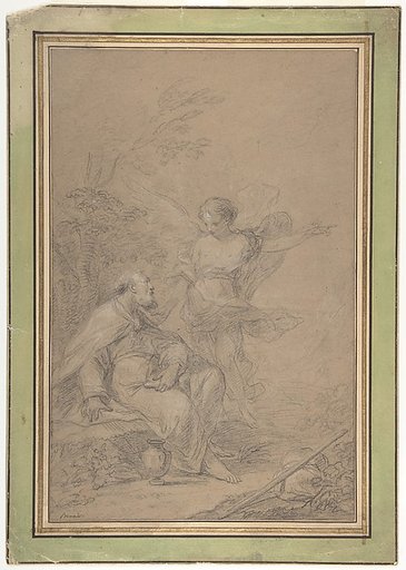 Elijah Visited by an Angel in the Wilderness (I Kings 19:4-8)