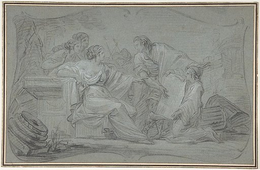 Semiramus Inspecting a Plan of Babylon