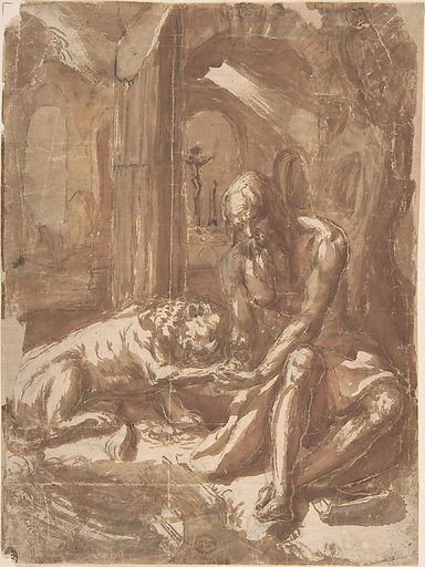 Saint Jerome and the Lion
