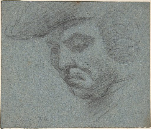 Head of Man Facing Left