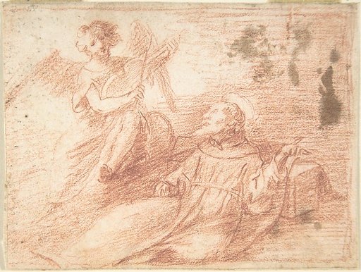 Saint Francis and an Angel with a Viola da Braccio (The Ecstasy of Saint Francis)