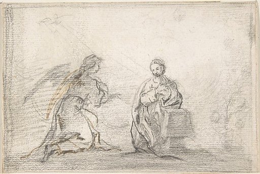 The Annunciation (Angel Approaching from Left)