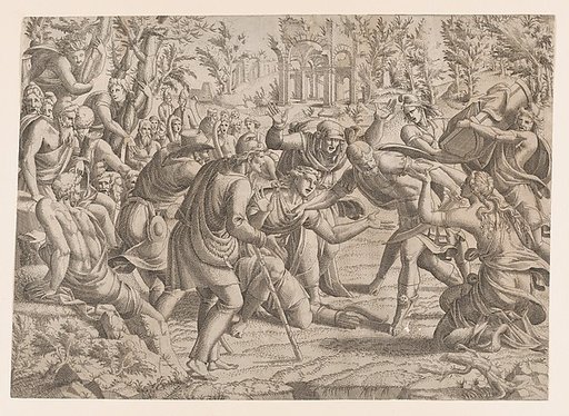 Cassandra Stopping Deiphobus from Killing Paris