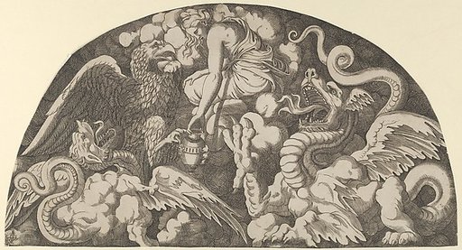 Jupiter's Eagle Bringing Water of the Styx to Psyche