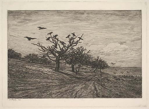 Tree Filled with Crows