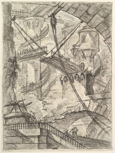 The Drawbridge, from "Carceri d'invenzione" (Imaginary Prisons)