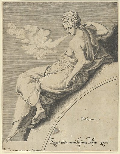 Polyhymnia, from "The Muses and the Three Great Goddesses"