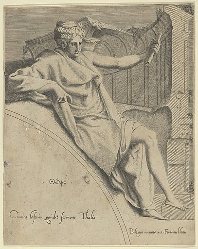 Thalia, from "The Muses and the Three Great Goddesses"
