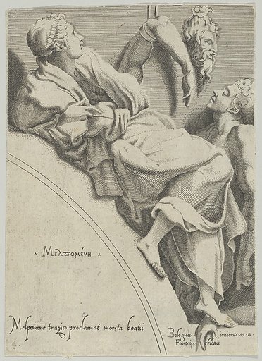 Melpomene, from "The Muses and the Three Goddesses"
