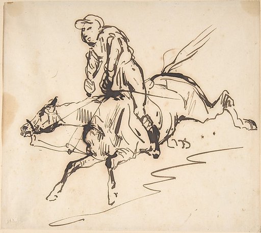 Jockey on a Horse