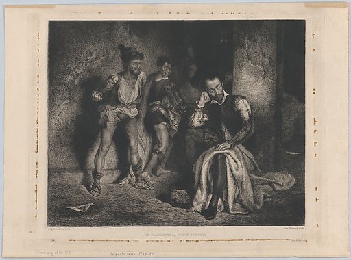 Tasso in Prison, from "L'Art"