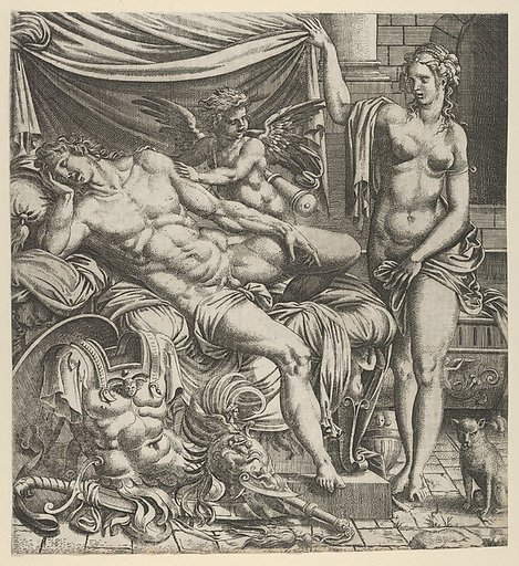 Venus Finding Mars Asleep