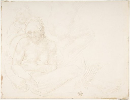 Figures from "The Deluge" of Michelangelo