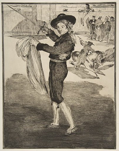 Mlle. Victorine in the Costume of an "Espada"