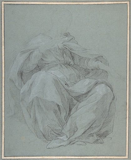 Seated Draped Figure