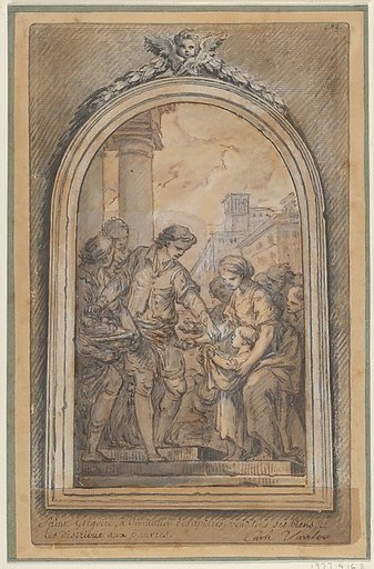 St. Gregory Distributing His Worldly Goods to the Poor