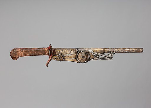 Wheellock Hunting Pistol with 
Sword Grip
