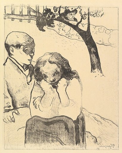 Human Misery, from the Volpini Suite: Dessins lithographiques