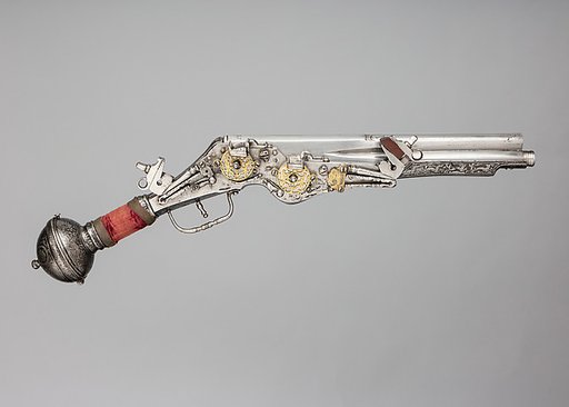 Wheellock Double Barrel, Double Lock Pistol