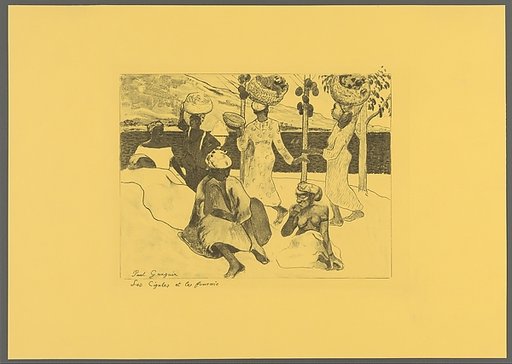 The Grasshoppers and the Ants: A Souvenir of Martinique, from the "Volpini Suite: Dessins lithographiques"