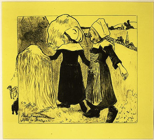 The Joys of Brittany, from the "Volpini Suite: Dessins lithographiques"