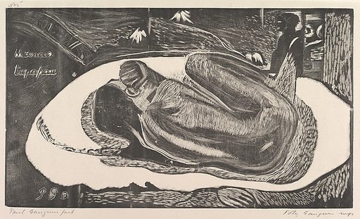 Spirit of the Dead Watching (Manao Tupapau), from Fragrance (Noa Noa)