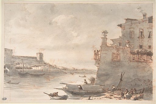 The Tiber at the Outskirts of Rome