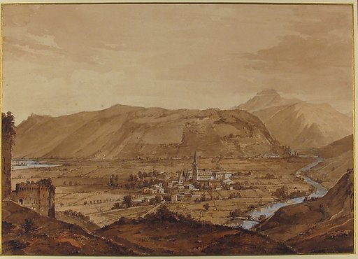 Village in an Alpine Valley