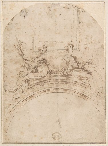 Seated Figures of Saint Ursula and Saint Cecilia