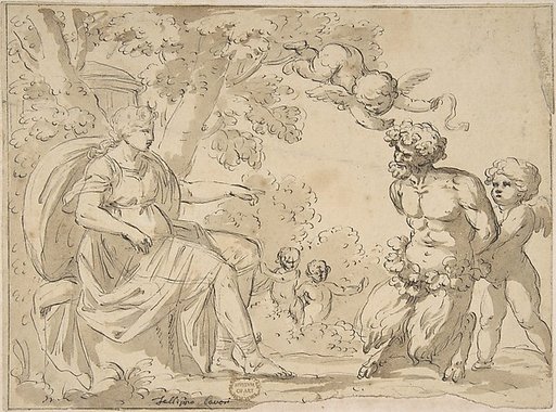 Diana and Satyr