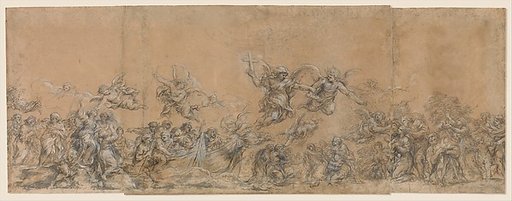 Study for Angels Sealing the Foreheads of the Children of Israel in Saint Peter's Basilica