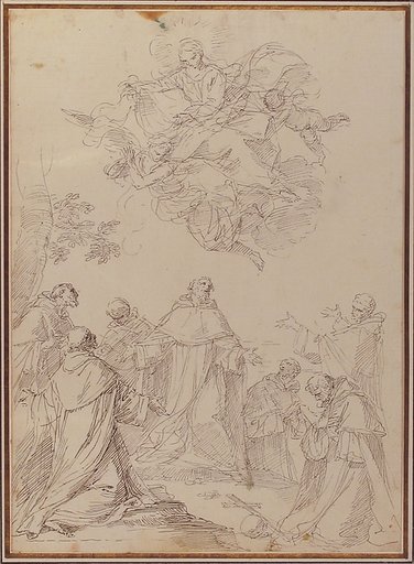 The Virgin Bringing the Habit to the Seven Founding Fathers of the Servite Order