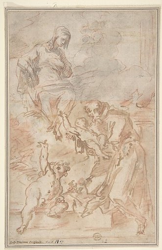 The Virgin Entrusting the Christ Child to Saint Francis of Assisi