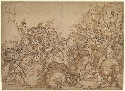The Sabine Women Pleading for Peace