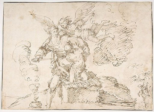 Abraham about to Sacrifice Isaac