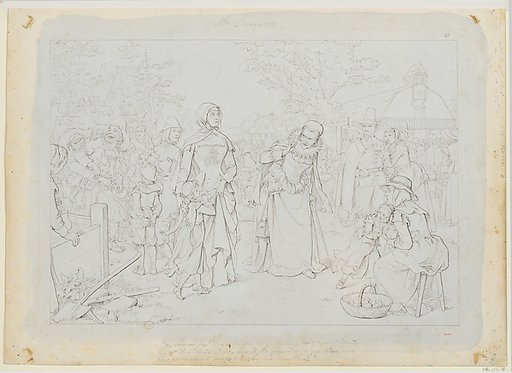 The Procession, from Nathaniel Hawthorne's "The Scarlet Letter"
