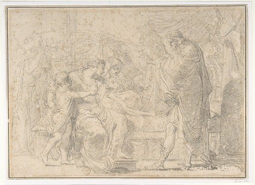 The Royal Family of Troy Mourning the Death of Hector