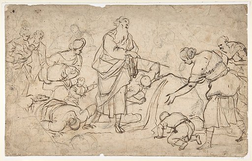 Moses Striking the Rock