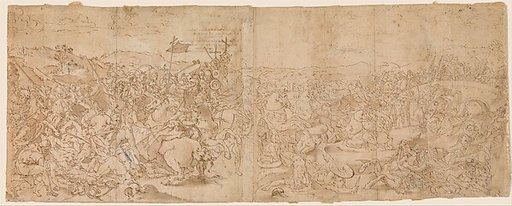 Copy after the Fresco with the Battle of Constantine in the Vatican Palace