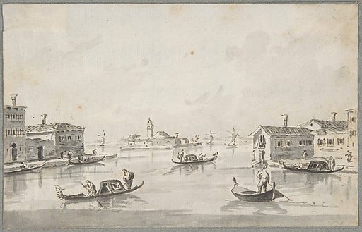 The Punta di San Giobbe, with the Island of San Secondo in the Distance
