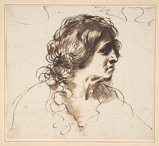 Bust of a Man Facing Right