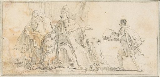 Illustration for a Book:  Allegory of Venice