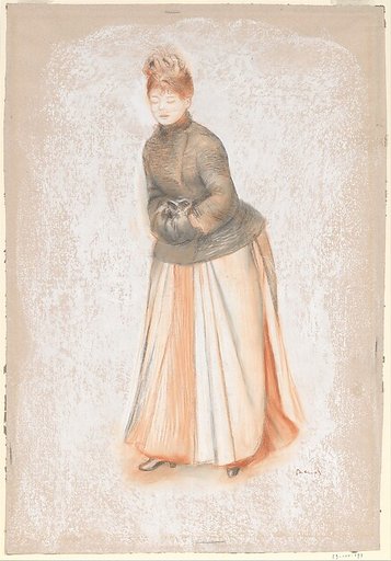 Young Woman with a Muff