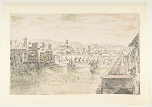 View of the Ponte Vecchio, Florence