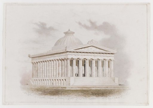 U. S. Custom House, New York (perspective)