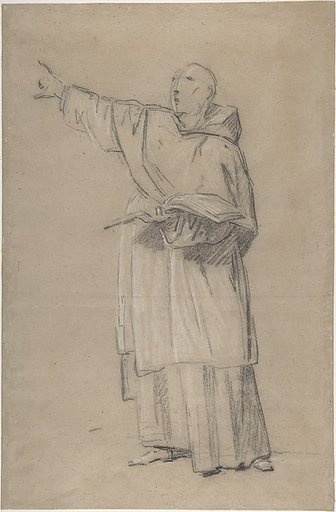 A standing monk